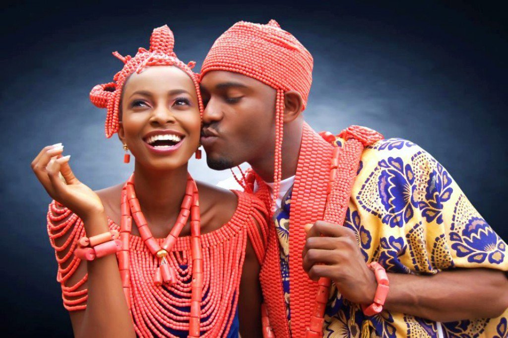 Inspiration Mariage traditionnel Africain : L'ethnie Edo au Sud-Ouest du Nigéria